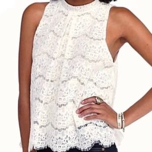 White lace blouse